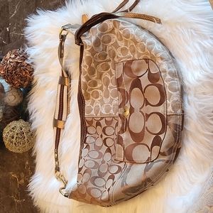 Coach Purse with tassels, good used condition
